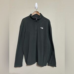 The North Face Fleece 1/4 Zip Pullover Sweater Size 2XL Gray